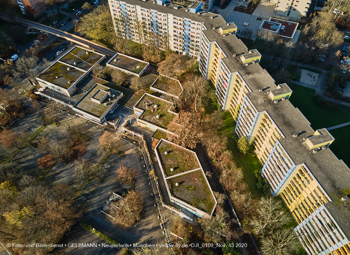 13.11.2020 - die Abrissbaustelle Quiddezentrum in Neuperlach
